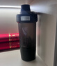樂(lè)扣樂(lè)扣（LOCK&LOCK）搖搖杯580mL+170mL儲(chǔ)存盒塑料杯運(yùn)動(dòng)健身水杯 黑色 曬單實(shí)拍圖