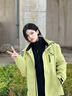 鴨鴨（YAYA）冰殼系列沖鋒衣羽絨服男短款2025年冬季新款三合一連帽保暖外套HY 青光黑色YE4B016896A XL /180 曬單實(shí)拍圖