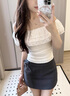 路讓宋內(nèi)衣女無肩帶抹胸防滑聚攏小胸夏季無痕美背上托裹胸文胸罩防滑 香檳白（配肩帶） M 【推薦100-115斤】 /34/75ABC 曬單實(shí)拍圖