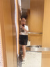 蔻馳（COACH）奧萊女士女裝經(jīng)典標志T恤春夏款短袖紅色 白色 M 曬單實(shí)拍圖