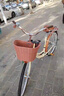鳳凰（PHOENIX） 自行車城市通勤式輕便攜雙座親母子男女士帶兒童送孩子休閑單車 24寸親子車米黃【加厚鋁合金輪】 【全套培林省力軸承】 曬單實(shí)拍圖