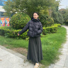 艾萊依羽絨服女士2025新款連帽面包服寬松顯瘦下擺抽繩防風(fēng)保暖短款外套 月夜黑 M 【建議110-130斤】160 曬單實(shí)拍圖