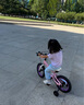 優(yōu)貝（RoyalBaby）兒童自行車男女鎂合金單車 月亮系列3-5歲 宇航員14寸 粉色 曬單實(shí)拍圖