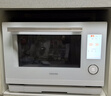 東芝（TOSHIBA）【國(guó)家補(bǔ)貼20%】白珍珠水波爐高奢款家用微波爐烤箱微蒸烤炸燉一體機(jī)蒸烤箱26L觸控彩屏YD95CNW 曬單實(shí)拍圖