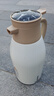 欣美雅保溫壺玻璃內(nèi)膽水壺家用大容量熱水瓶學(xué)生宿舍辦公數(shù)顯暖壺茶瓶 荼白色【智能數(shù)顯】 2L 曬單實拍圖