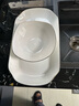瓷秀源（CIXIUYUAN）魚盤家用蒸魚盤子大號方形陶瓷新款創(chuàng)意輕奢骨瓷菜盤早餐盤壽司盤 金邊14英寸蓮花魚盤 曬單實拍圖