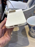 文初ins風(fēng)純色圈圈紋磁吸適用iPhone16ProMax蘋果手機(jī)殼新款簡約15感小眾14個(gè)性創(chuàng)意女款硅膠超好看大 磁吸波漾殼 白 iPhone 16 pro 曬單實(shí)拍圖