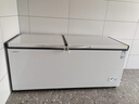 新飛（frestec）冰柜商用大容量全冷凍大型冰柜家用冷藏冷凍兩用凍肉臥式冷柜展示柜速凍深凍柜 【618L】深冷-25°單溫大冷柜【二級能效】 曬單實(shí)拍圖