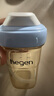 HEGEN海格恩兒童吸管杯蓋通用奶瓶杯子配件1-3歲直飲喝水杯蓋藍色 曬單實(shí)拍圖