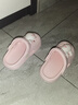 牧童兒童拖鞋夏男寶寶洞洞鞋軟底女童卡通洗澡嬰幼兒家居鞋萌兔粉160 曬單實(shí)拍圖
