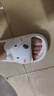 優(yōu)調(diào)拖鞋女卡通小熊厚底踩屎感居家浴室防滑防臭靜音拖鞋夏 白色38-39 曬單實(shí)拍圖