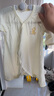全棉時代嬰兒針織蝴蝶衣純棉新生兒衣服滿月寶寶四季 鴨+黃 52碼 曬單實拍圖