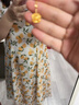 周六福七夕禮物  黃金項(xiàng)鏈女足金爆閃方糖鏈墜送女友禮物 計(jì)價(jià) 40+5cm尾鏈-4.15g 曬單實(shí)拍圖
