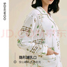 sohiwoo月子服孕婦睡衣四季款產(chǎn)后純棉產(chǎn)婦孕期哺乳家居服 梨鴨莊園（帶哺乳口） XL【奇幻之旅｜夢游仙境系列】 曬單實拍圖