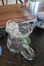 神雕（SHEN DIAO）耐熱玻璃功夫茶具配件加厚公道杯帶過(guò)濾茶漏分茶器茶海公杯過(guò)濾網(wǎng) 大玉雅公杯(400毫升)+龍頭茶漏 曬單實(shí)拍圖