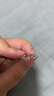 周六福（ZLF）七夕禮物 S925銀耳釘女貓咪和魚氣質(zhì)個性簡約小巧精致銀耳飾禮物 耳飾一對 曬單實(shí)拍圖