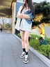 星期六（St&Sat）品牌黑白熊貓板鞋女2025秋季新款小白鞋真皮厚底鞋子運動(dòng)休閑女鞋 黑色 36 曬單實(shí)拍圖