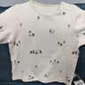 babylove寶寶內(nèi)衣套裝春秋嬰幼兒加厚保暖高腰護(hù)肚家居服雪林松語 雪林松語 90 曬單實(shí)拍圖