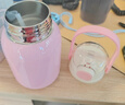 WFFPM德國品牌316吸管杯簡約高顏值孕婦杯不銹鋼保溫杯防嗆便攜水杯 字母白色 500ml 曬單實拍圖