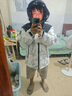 波司登（BOSIDENG）【反季】羽絨服國(guó)標(biāo)90絨男女情侶冬季短款潮流涂鴉連帽外套 雪嶺山脈9BE9 S 160/84A 曬單實(shí)拍圖