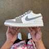耐克（NIKE）官方Air Jordan 1 Low AJ1米灰 舒適百搭 男子低幫 553558-169 42.5 曬單實(shí)拍圖