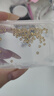 金小貅黃金轉運珠999足金小金珠3D硬金路路通手串配珠DIY小孩手繩串珠 4mm[光面]0.1-0.12g加厚版 曬單實(shí)拍圖