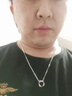 MZMZ鉑金項鏈男士pt950白金莫比烏斯時(shí)尚吊墜情人節生日禮物送男友 當/次日達-輕奢-莫比烏斯項鏈 曬單實(shí)拍圖