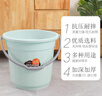 福愛家20L大號(hào)加厚提水桶洗衣桶塑料儲(chǔ)水桶洗澡桶拖把桶洗車桶泡腳桶 曬單實(shí)拍圖