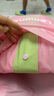 lemonkid兒童雨衣男女童小學(xué)生雨披帶書(shū)包位寶寶上學(xué)防雨服 草莓奶油粉2XL 曬單實(shí)拍圖