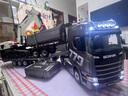 帝藍尼斯堪尼亞卡車(chē)模型重卡半掛匯納502電動(dòng)彷真合金平板推車(chē)重卡滑行 502托托板適配501灰色 曬單實(shí)拍圖