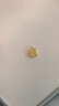 周大?；⒛晟は盗辛厦然⒆憬鹄匣ⅫS金吊墜(工費:120計價)EOF377禮物 足金 約1.95g 曬單實拍圖