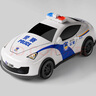 索迪兒童玩具男孩警車合金玩具車保時(shí)捷小汽車模型仿真回力車生日禮物 曬單實(shí)拍圖
