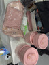 膳魔師（THERMOS）304不銹鋼保溫飯盒上班族便攜分層便當(dāng)可微波爐食堂打飯帶飯神器 304材質(zhì)(輕粉4罐)送保溫 曬單實(shí)拍圖