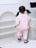 mlgt kids童裝女童衛衣套裝2025春秋新款兒童洋氣兩件套寶寶秋款衣服 粉色 120 曬單實(shí)拍圖