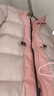 戴維貝拉（DAVE＆BELLA）女童羽絨服男童90絨保暖羽絨衣兒童冬裝幼兒新年寶寶冬季外出服 像皮粉DB16448 130 cm（建議身高120-130cm） 曬單實(shí)拍圖