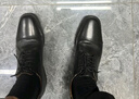 Clarks其樂(lè )泰頓系列男士布洛克商務(wù)正裝德比鞋舒適款皮鞋男 黑色261103098 Tilden Cap 39.5 曬單實(shí)拍圖