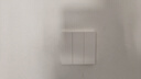小米智能開(kāi)關(guān) Mesh2.0版 單零火兼容 米家APP遠程控制 家用開(kāi)關(guān)面板 小米智能開(kāi)關(guān)（三開(kāi)）-白色 曬單實(shí)拍圖