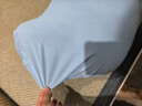 浪莎（langsha）床上抱枕睡覺孕婦夾腿冰絲涼感長條大抱枕男女生睡覺專用夾腿側(cè)睡 春夏秋季-藍(lán)色【涼感透氣】 45cm*115cm 含枕芯 【成人款】 曬單實(shí)拍圖