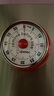 多利科（Dretec）日本計(jì)時(shí)器廚房定時(shí)器機(jī)械吸冰箱時(shí)間計(jì)時(shí)器時(shí)鐘鬧鐘提醒器正紅色 曬單實(shí)拍圖