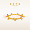 老鋪黃金古法手工足金手鏈·平安鈴手鏈 9顆響鈴款金重32.7g 曬單實(shí)拍圖