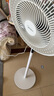 美的（Midea）【颶風(fēng)節能】七葉柔風(fēng)立式電風(fēng)扇/家用輕音落地扇/臺式小型風(fēng)扇/大風(fēng)力遙控定時(shí)搖頭風(fēng)扇 SAH35BSJ 曬單實(shí)拍圖