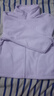 巴拉巴拉童裝女童棉服兩件套秋冬裝兒童寶寶防水印花連帽外套精致潮流戶外 紫色調00377 120 曬單實拍圖