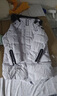卡賓男裝長款羽絨服秋冬款90白鴨絨鴨絨大衣外套保暖 淺灰色16 L /175/50 曬單實拍圖