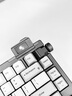 KEYDOUS NJ80PRO鋁合金機械鍵盤(pán)無(wú)線(xiàn)gasket旋鈕顯示屏hub NJ80PRO-陽(yáng)極灰-復古藍 青風(fēng)軸（麻將音） 曬單實(shí)拍圖
