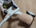 貝趣兒童平衡車1-3歲寶寶滑行車玩具幼兒滑步車嬰兒四輪無腳踏溜溜車 青咖 【燈光音樂+緩震靜音輪】 一歲防側(cè)翻滑滑車周歲生日禮物 曬單實(shí)拍圖