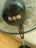 志高（CHIGO）電風(fēng)扇落地扇家用臺式夏天小宿舍遙控立式搖頭工業(yè)大風(fēng)力電扇 16英寸機(jī)械五葉三檔定時(shí)1.7米線 曬單實(shí)拍圖