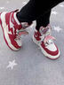 比牧巴美樂(lè )蒂女童鞋子2026新款春秋款兒童高幫鞋女孩運動(dòng)板鞋中大童學(xué)生 紅色 33 曬單實(shí)拍圖