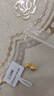 瑟迪黃金金珠貓眼珠3D硬金足金999閃亮轉運珠路路通DIY散珠串珠小配件 6毫米約0.19g 曬單實(shí)拍圖