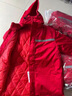戰沐加油站防靜電工作服冬季裝中石油石化工裝加厚棉襖勞保服燃氣站石 紅色 XL 曬單實(shí)拍圖