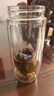 希樂(lè)玻璃杯雙層玻璃水杯高顏值男士商務(wù)辦公茶水分離杯便攜泡茶杯子 曬單實(shí)拍圖